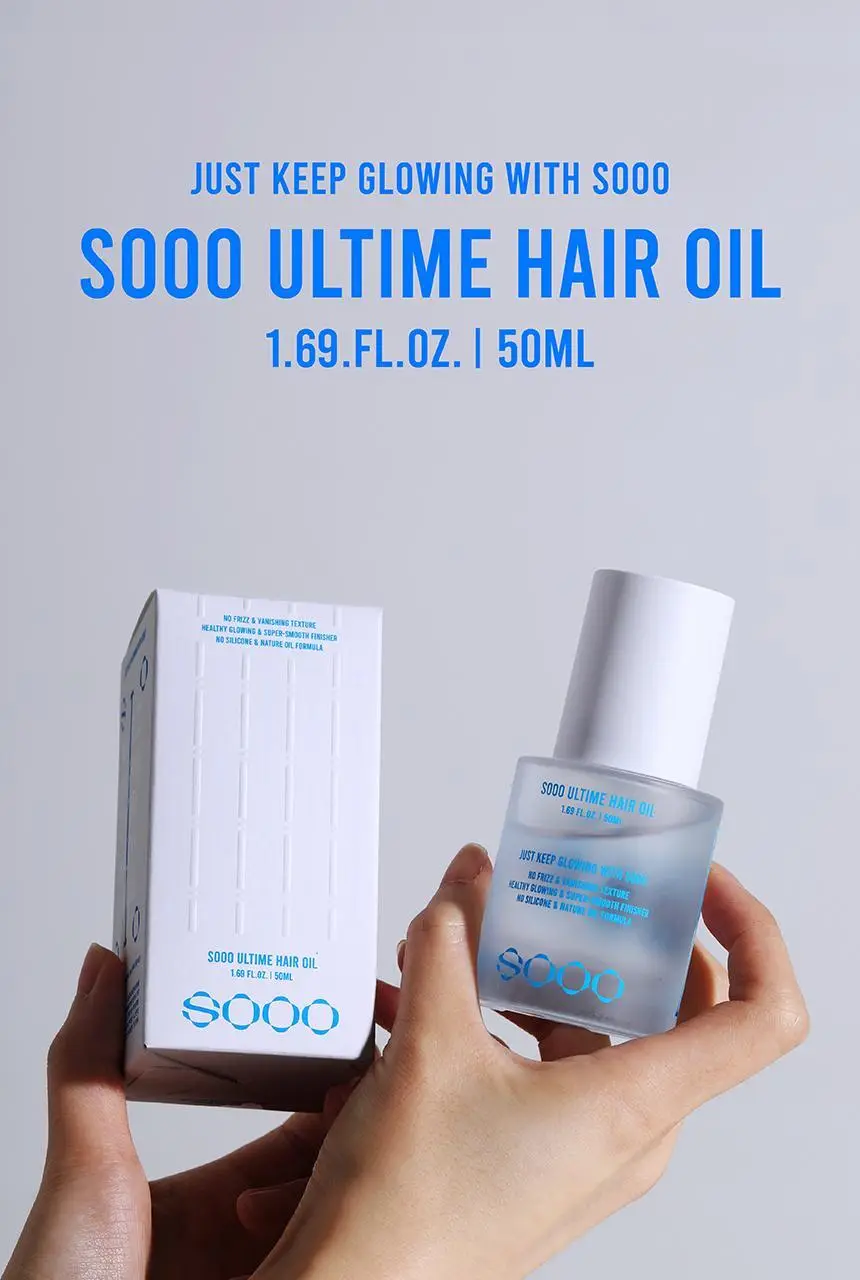 [무실리콘/극손상모 케어] SOOO 얼팀 헤어 오일 50ml (고보습 립밤 성분 추출) 상세페이지 2
